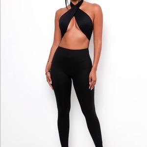 MY OUTFIT ONLINE PENELOPE HALTER JUMPSUIT